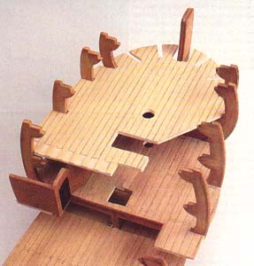 Partie de proue du pont intermédiaire