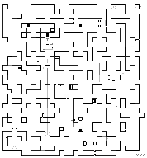 Plan du niveau 8