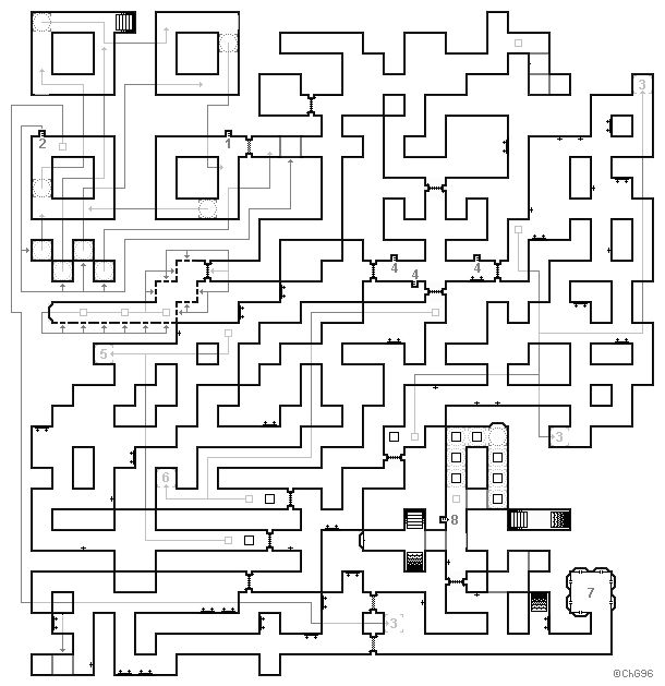 Plan du niveau 10